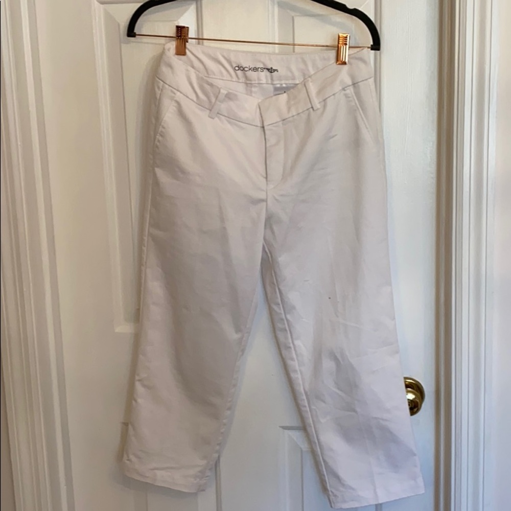 White Dockers Pants